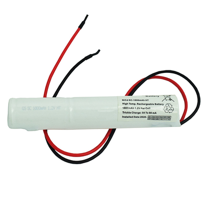 SC1800mAh 3.6Volt Nickel Cadmium Battery Pack  500 Times Cycle Life