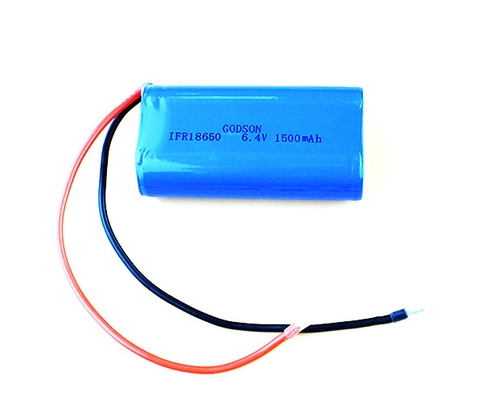 Emergency Exit Light LiFePO4 Batteries 18650 1500mAh 6.4V For Emergency Lighting And Power Supply