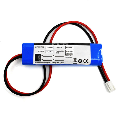 IFR 600mAh 12.8V 14500 LiFePO4 Rechargeable Batteries Parallel Type