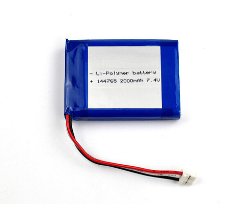 Lithium Polymer 7.4 V Li Ion Battery 144765 75g 2000mAh Cells