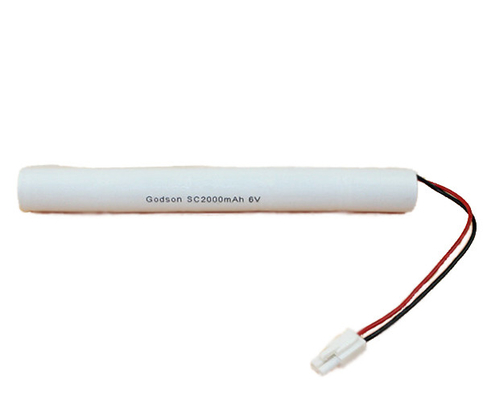 Emergency Light Ni Cd Battery SC2000mAh 6.0V Long Service Life Cell