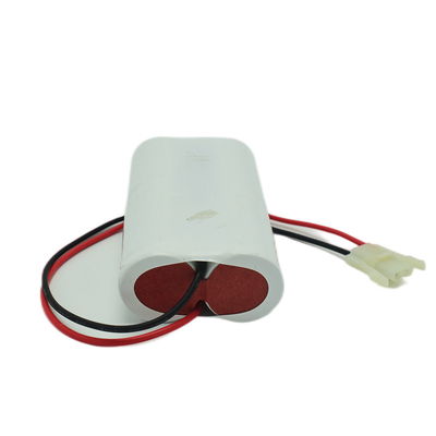 Side By Side Emergency Exit Light Batteries Pack 4.8 Volt D40000mAh NiCd