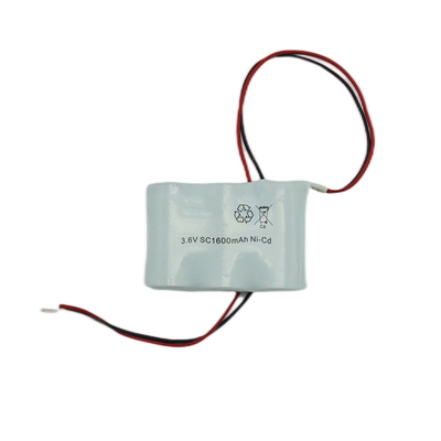 SC1600mAh Emergency Exit Light Batteries 3.6V Nickel Cadmium Rechargeable Battery