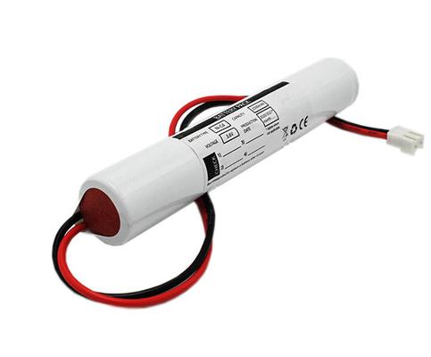 3.6V Emergency Light Ni Cd Battery 2500mAh 500 Times Cycles