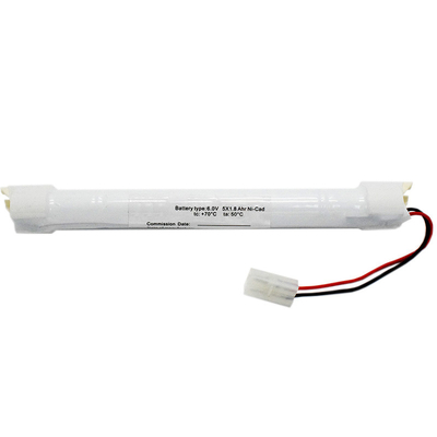 Rechargeable Emergency Exit Light Batteries Ni Cd 1800mAh 6V