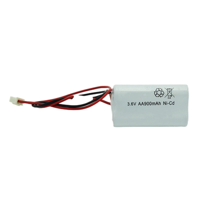 Emergency Lighting NiCd Battery 3.6V Expected Life 5 Years AA900mAh