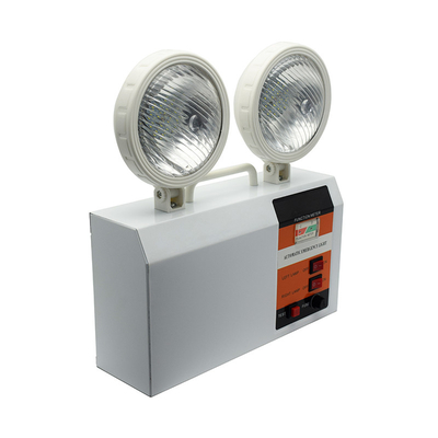 Outdoor LED Emergency Twin Spot Light White 3W 6500K 3 Hours Duration Time