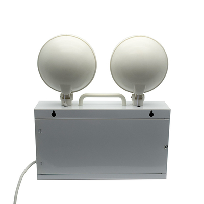 Outdoor LED Emergency Twin Spot Light White 3W 6500K 3 Hours Duration Time