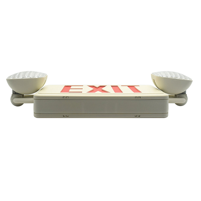 600Lm Emergency Exit Sign Light With 2 Adjustable Head Mounting Plate