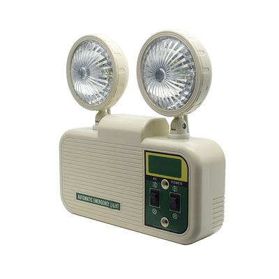 Plastic Right Non Illuminated LED Emergency Twin Spot Light 3W 6500K