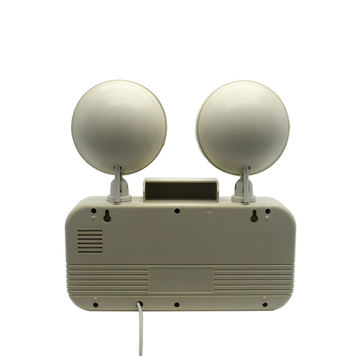 Plastic Right Non Illuminated LED Emergency Twin Spot Light 3W 6500K