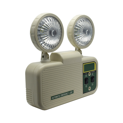Plastic Right Non Illuminated LED Emergency Twin Spot Light 3W 6500K