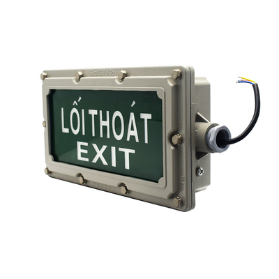 50Hz LED Explosion Proof Exit Light White 4W 500lm Ceiling Mounting