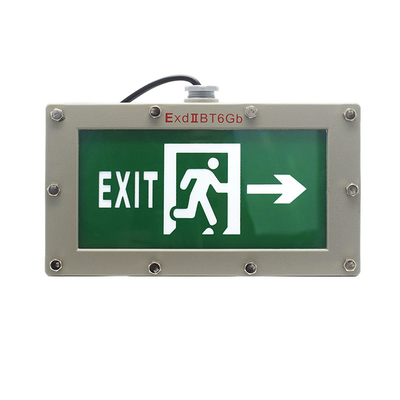Stainless Steel LED Explosion Proof Exit Light 5w Three Hours Duration