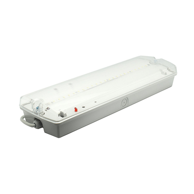 AC85V 5 W Lithium Ion Battery Emergency Light 500Lm 6500k LED Bulkhead