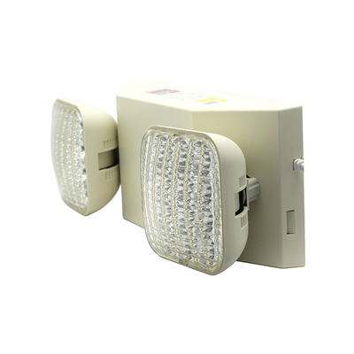 Plastic Right Non Illuminated LED Emergency Twin Spot Light 6W 6500K
