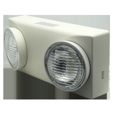 Lithium Ion Battery Led Twin Spot Emergency Lights 6500K 3 Hours