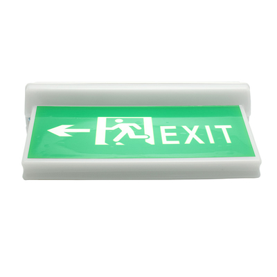 Outdoor Emergency LED Exit Light White 8W 6500K Battery Powered