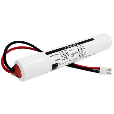 3.6V Emergency Exit Light Batteries HS Code 8507300090 NiCD SC1200mAh