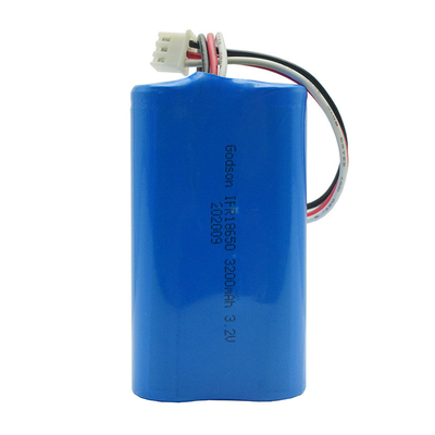 3.2Volt LiFePO4 Emergency Lighting Battery 3200mAh Deep Cycle 18650