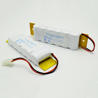 SC1800mAh 7.2 V Exit Sign Emergency Light Ni Cd Battery With Backplate