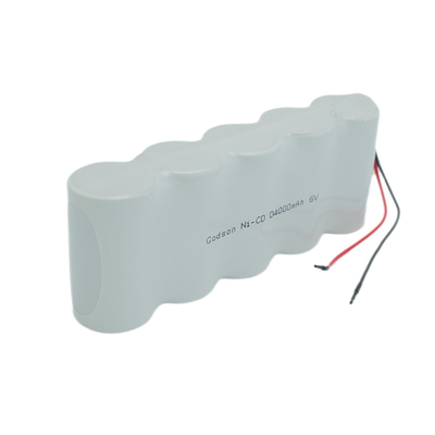 NiCD Emergency Exit Light Batteries D4000mAh 6.0 V Safe Side By Side