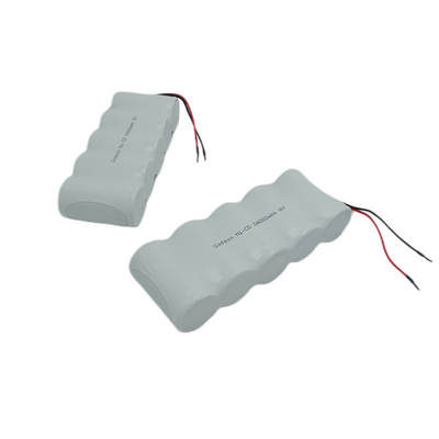 NiCD Emergency Exit Light Batteries D4000mAh 6.0 V Safe Side By Side