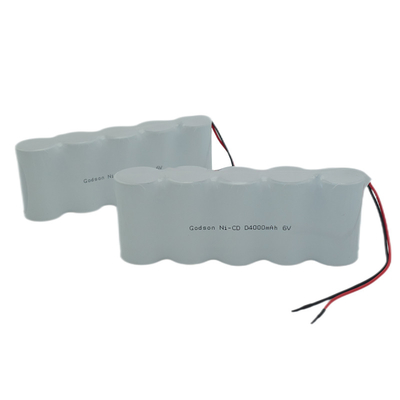 4.0Ah Emergency Exit Light Batteries Rechargeable 6.0V High Temperature