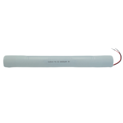 NiCd D4000mAh 6.0V Exit Sign Battery Backup For Emergency Lighting