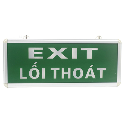 150Lm Outdoor Emergency LED Exit Light 1.5W 6500K Battery Powered