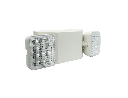 3 Hours Duration Indoor Emergency LED Exit Light 3W 85-265V Dual Head Luminaire Wall Mountable