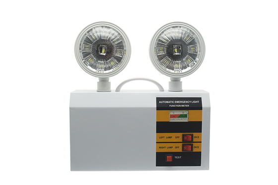 3 Watt Emergency LED Dual Head Exit Light Wall Mountable 3 Hours Duration