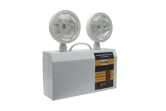 3 Watt Emergency LED Dual Head Exit Light Wall Mountable 3 Hours Duration