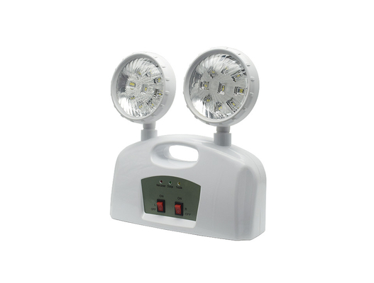3W Double Head Emergency Light AC 85-265V ABS With Handle