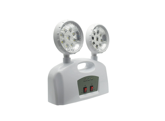 3W Double Head Emergency Light AC 85-265V ABS With Handle