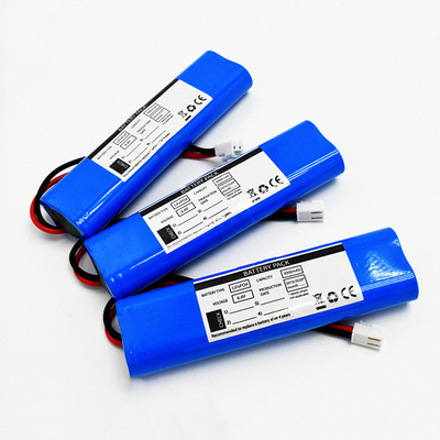 18650 3000mAh 6.4 Volt Side By Side Type LiFePO4 Batteries High Temperature Performance
