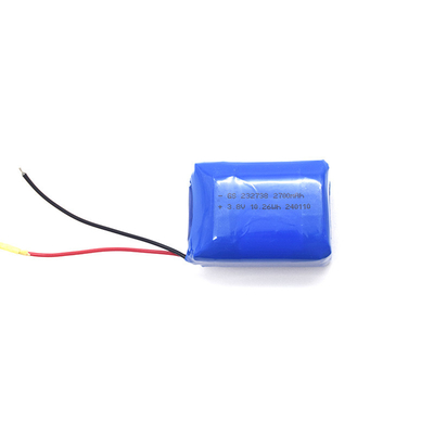 Li-ion Polymer 232738 2700mAh 3.8V With PCB And UL1571 24AWG RED&amp;BLACK