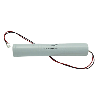 Emergency Lighting Sealed Nickel-Cadmium Cell With IEC 61951 3.6V C2500mAh