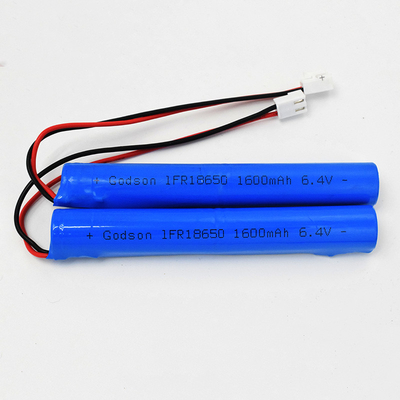 IFR 1600mAh 6.4 Volt 18650 LiFePO4 Stick Type Batteries Easy Installing
