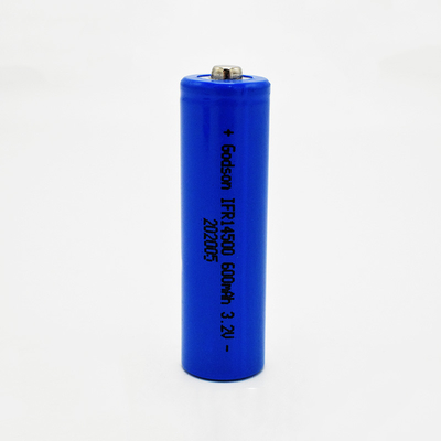 14500 600mAh 3.2V LiFePO4 Battery For Emergency Lights &amp; Exit Signs