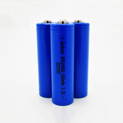 14500 600mAh 3.2V LiFePO4 Battery For Emergency Lights &amp; Exit Signs