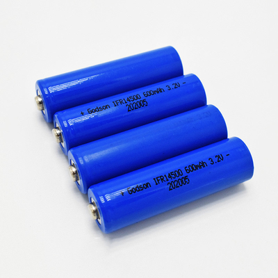 14500 600mAh 3.2V LiFePO4 Battery For Emergency Lights &amp; Exit Signs