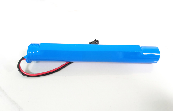 Rechargeable Emergency Lighting Li-ion Battery ICR18650 2600 MAh 7.4V(JST-SMP-2P,  UL1007 20#, 100mm)