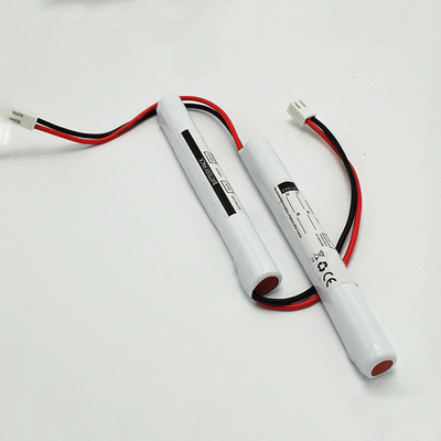 Ni Cd AA600mah 3.6 Volt Exit Light Batteries Stick Type With Good Safety