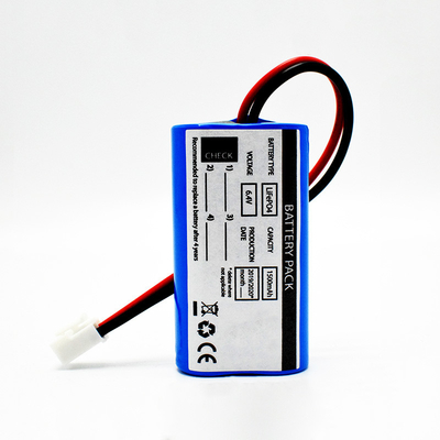 Emergency Solar Lighting Use Side By Side Type LiFePO4 Batteries 1500mAh 6.4 Volt