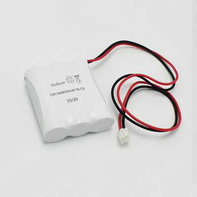 Emergency Lighting Side By Side Type Ni-Cd Battery AA900mAh 3.6V