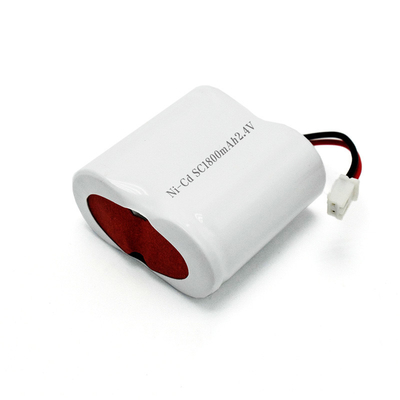 Emergency Lighting Battery Ni-Cd Battery SC1800mAh 2.4V 4.32Wh Side By Side Type