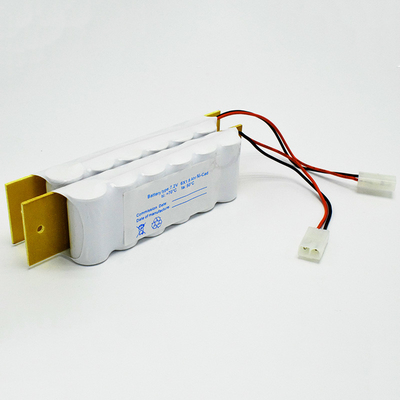 OEM Emergency Lighting Battery With PCM Ni-Cd Battery SC1800mAh 7.2V 12.96Wh SBS Type