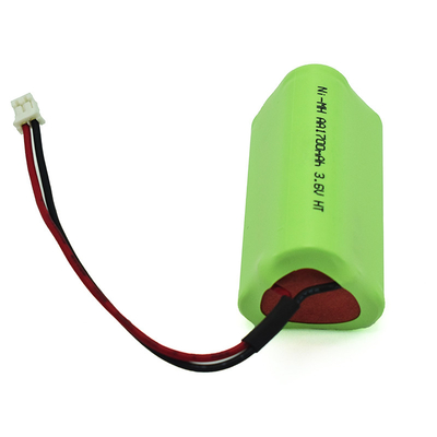 OEM PVC 3.6V Ni-Mh AA1700mAh High Temperature Rechargeable Battery