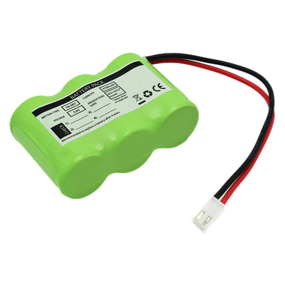 3S1P Side By Side Type 3.6V Ni-Mh C4700mAh High Temperature Rechargeable Battery OEM PVC